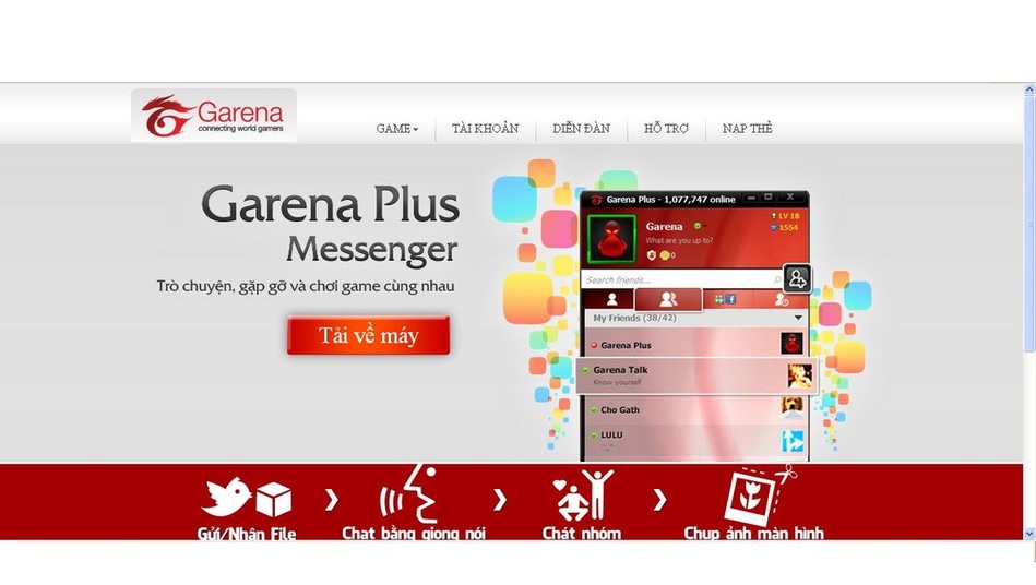 Thông báo trang chủ garena chính thức bị hacker tấn công