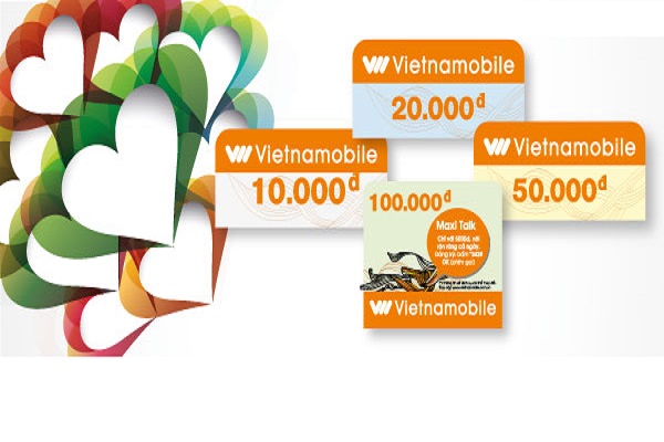 Các mệnh giá và ngày sử dụng của thẻ cào Vietnamobile