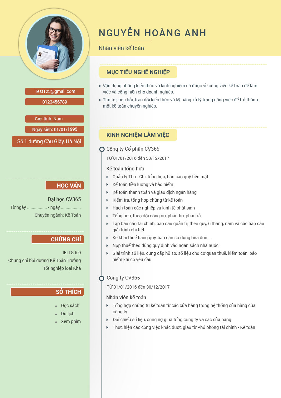 Cách thiết kế cv online với PowerPoint hiệu quả nhất khi tìm việc